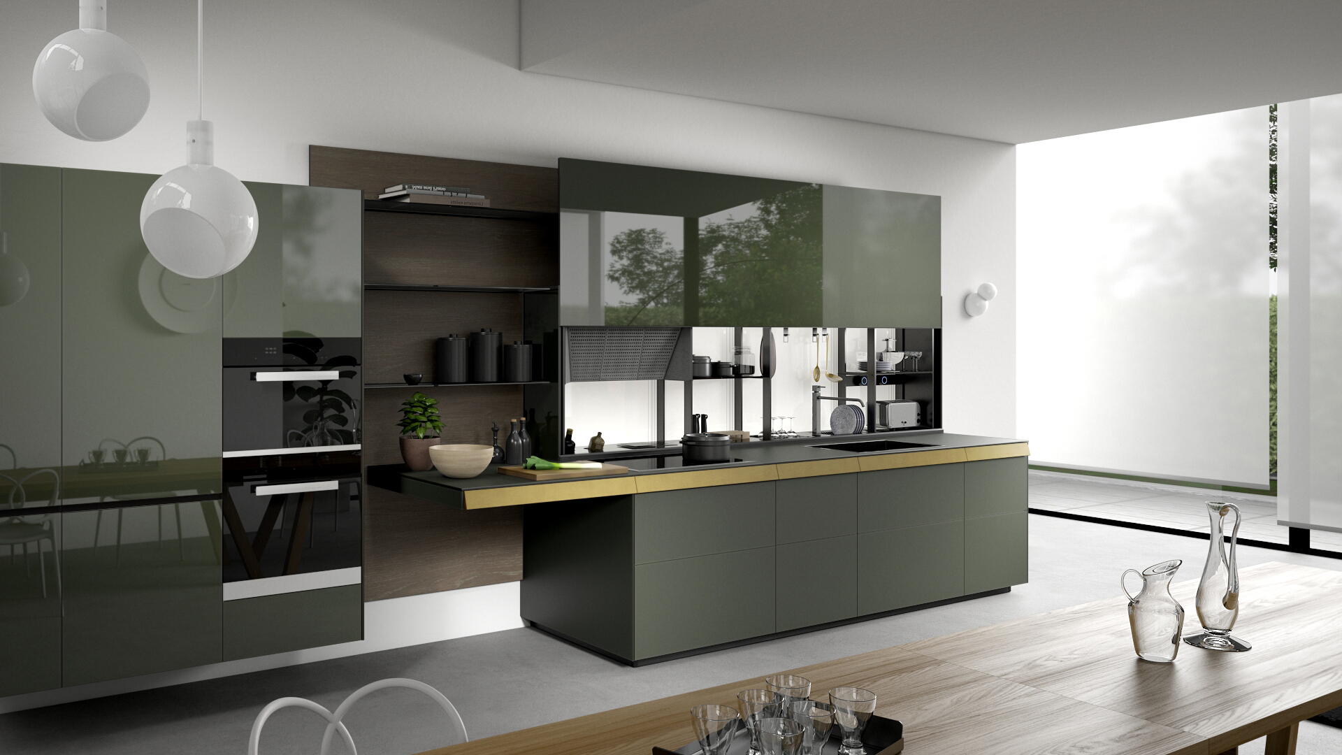 valcucine|equipped as well as contemporary developer italian kitchen areas