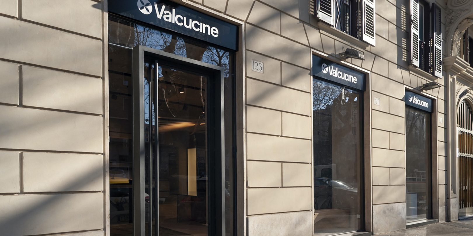 Valcucine kitchens showroom in Rome