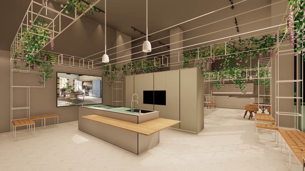 Valcucine luxury moden kitchens at Milan Design Week 2023