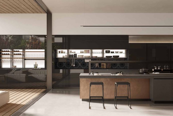 Valcucine glass kitchen