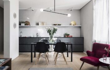 open kitchen living room