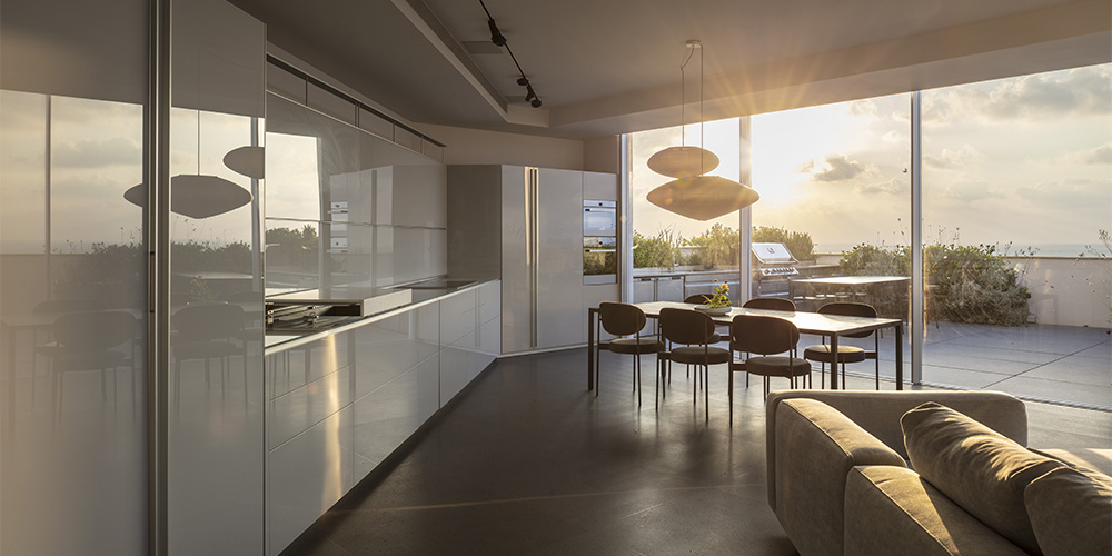 Penthouse kitchen in Tel Aviv_cover progetto cucina