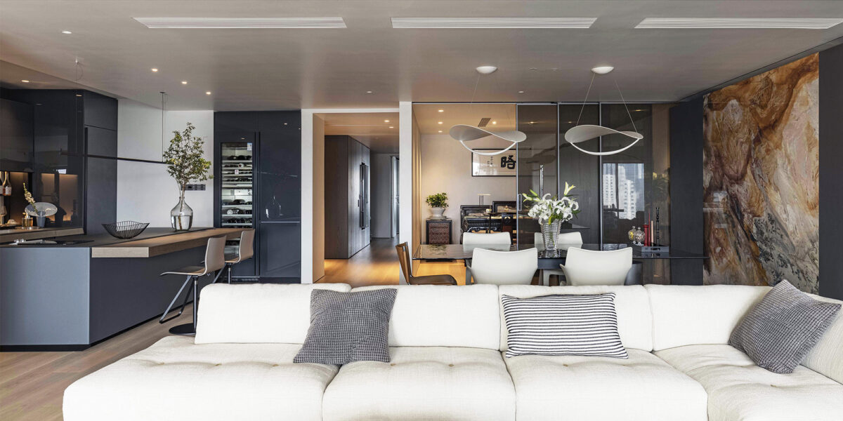 Luxury Apartment In Shanghai With Our Kitchen Modern Design Photo Inspiration