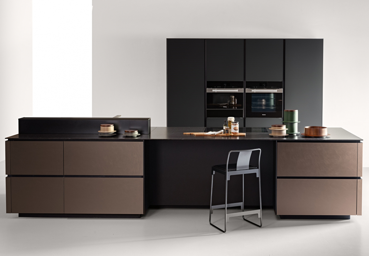 Riciclantica in Metallo Alluminio Graffiato Bronzo