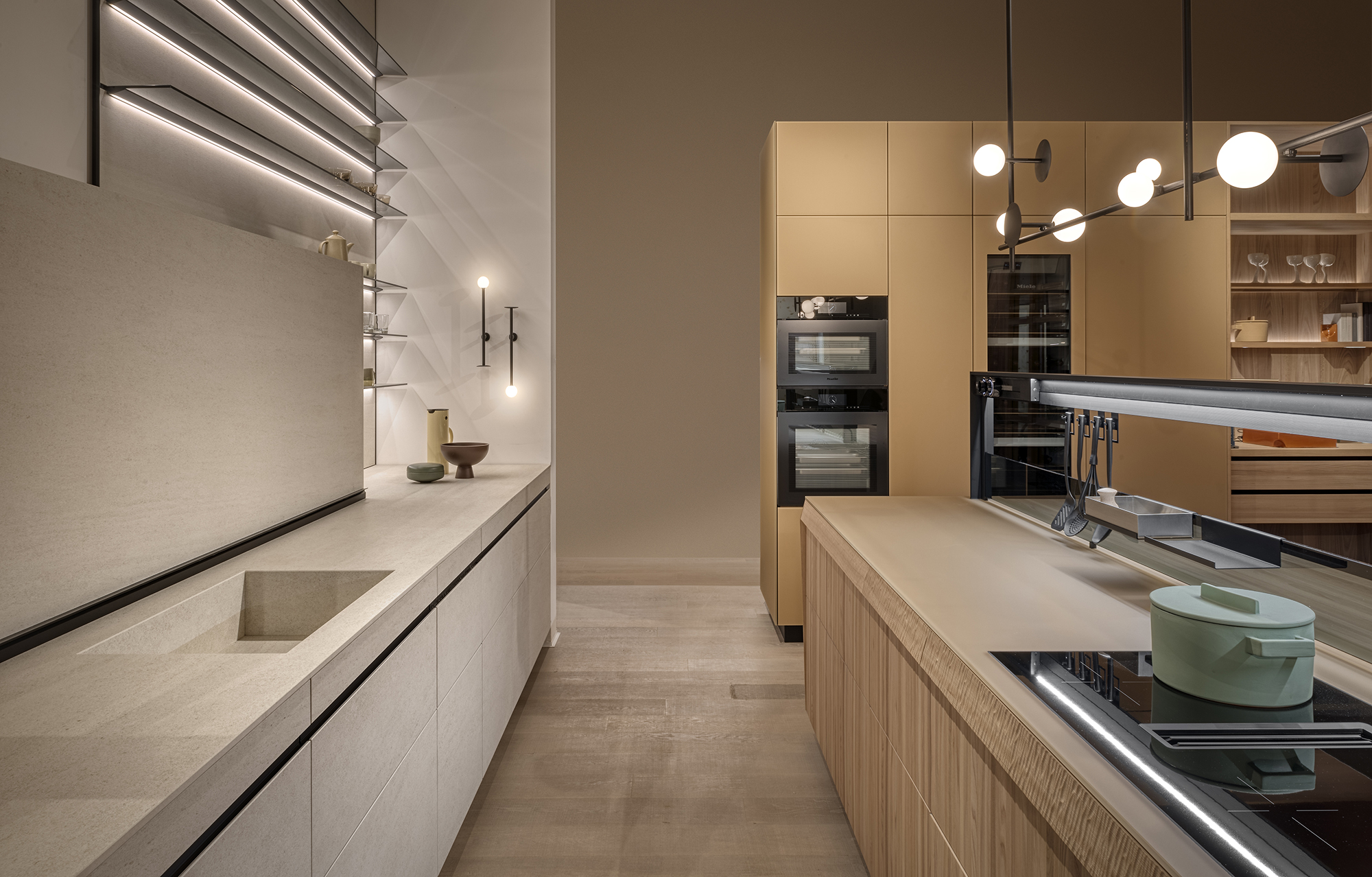 Genius Loci con Air Logica | Valcucine Milano Brera | Spotti - Valcucine